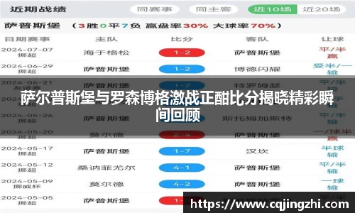 萨尔普斯堡与罗森博格激战正酣比分揭晓精彩瞬间回顾